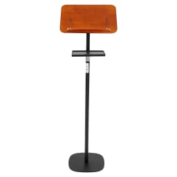 Book Stand Speech Stands Adjustable Laptop Stand Floor-standing Reading Stand Menu Rack with Tray 22*16.5*1cm Wood