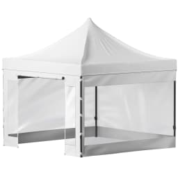 SucceBuy 10x10 Pop Up Canopy Tent Outdoor Ten with Removable Sidewalls and Wheeled Bag Instant Portable Shelter for Party Camp