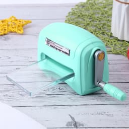 Cutting Embossing Machine Portable Scrapbook Die Cutter Machine Practical Craft Tool with Plastic Backing Plate Home DIY Gadgets