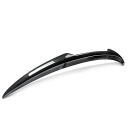 V Style Rear Lip Spoiler Compatible with 2017-2021 Alfa Romeo Giulia Quadrifoglio Carbon Fiber Look Rear Spoiler Rear Tail Wings