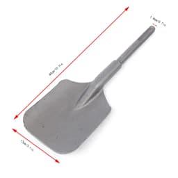 40x13x1.8cm 40Cr Chromium Steel 5-Pit Shovel,HRC 55-60 Hardness Electric Pick Accessory, High-Temperature Quenched
