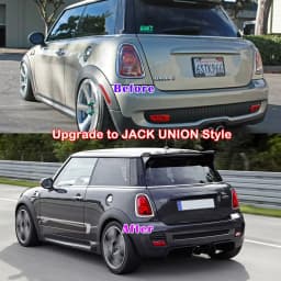 For Mini Cooper R56 R57 R58 R59 2007-2013 LED Tail Lights Red Lens with Sequential Turn Signal Function Dynamic Signal