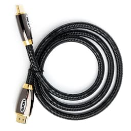 4K HDMI CABLE 2.0 HIGH SPEED PREMIUM GOLD PLATED BRAIDED LEAD 2160P 3D HDTV