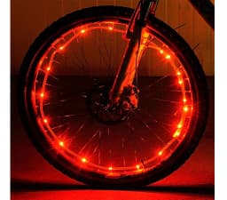 2x Safety LED Bike Bicycle Cycling Wheel Spoke Wire Tyre Bright Flash Light Lamp