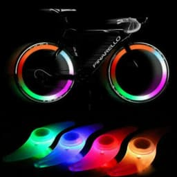 2x Safety LED Bike Bicycle Cycling Wheel Spoke Wire Tyre Bright Flash Light Lamp