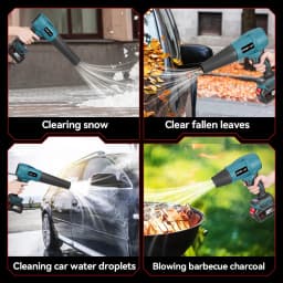 ONEVAN 300000RPM 350M/S Brushless Electric Turbo Blowers Jet Fan Handheld Leaf Dust Blowing Tool for Makita 18V Battery Pin
