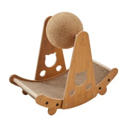 Tieker Pet Cat Scratching Bed Cat Scratching Board with Sisal Balls Claw Grinding Toy Multifunctional Cat Bed