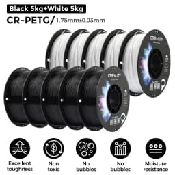CREALITY CR-PETG Filament 1.75mm 1.0kg Eco-friendly Odorless and Non-toxic High Stability Moisture Resistance for FDM Printers