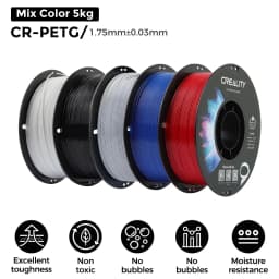 CREALITY CR-PETG Filament 1.75mm 1.0kg Eco-friendly Odorless and Non-toxic High Stability Moisture Resistance for FDM Printers