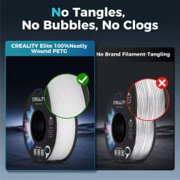 CREALITY CR-PETG Filament 1.75mm 1.0kg Eco-friendly Odorless and Non-toxic High Stability Moisture Resistance for FDM Printers