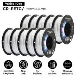 CREALITY CR-PETG Filament 1.75mm 1.0kg Eco-friendly Odorless and Non-toxic High Stability Moisture Resistance for FDM Printers