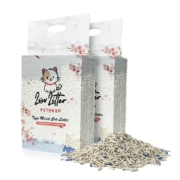 Premium Tofu & Bentonite Cat Litter – Least Tracking Clumping Cat Litter 2.5KG/6L