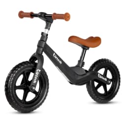 12" Balance Bike for Kids, Lightweight No Pedal Walking Balance Bike with Nylon Frame and Flat-Free Tires, Adjustable Training
