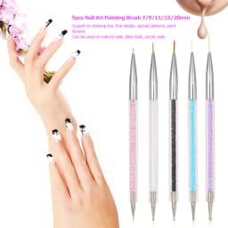 5pcs Nail Design Nail Liner Set Dotting Painting Drawing Polish Brush Pen Tool