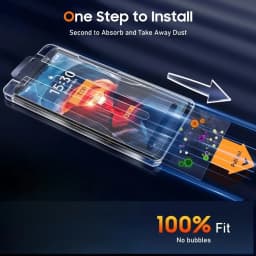 2Pcs One-Click Installation Screen Protector For Samsung Galaxy S25 S23 S24 Ultra S23 S22 Plus S25 Edge Ultra HD Tempered Glass