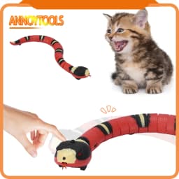 39cm Remote Control Cat Snake Toy Built-in Rechargeable Battery, Smart Sensor Snake Cat Toy-cat Electronic Interactive Toys