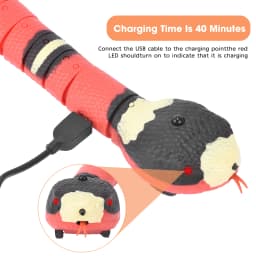 39cm Remote Control Cat Snake Toy Built-in Rechargeable Battery, Smart Sensor Snake Cat Toy-cat Electronic Interactive Toys