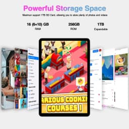 DOOGEE T30S Smart Tablet PC 6GB 256GB 11" 2.4K TÜV Certified Display T606 Octa Core 13MP Camera Quad Speakers 8580mAh Battery