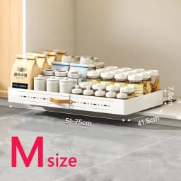 Kitchen Pull Out Cabinet Organizer with Adhesive Expandable Sliding Drawers Storage Tray Seasoning Bottle Spice Storage Rack