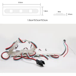 20PCS DC12V WS2811 2811 IC Pixel Digital Full color Injection led Module SMD 5050 Waterproof Sign Shop Banner Channel Letters