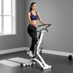 SPORTNOW Stepper Machine for Home, Foldable Stair Stepper with 12-Level Hydraulic Resistance, Stair Climber with LCD Monitor
