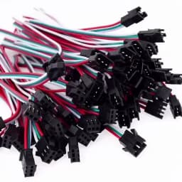 3pin Led Connector JST SM Connector Male female Wire cable for WS2812B WS2811 WS2812 LED Strip smart 5050 RGB Pixels Lights Tape