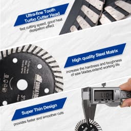 SHDIATOOL Dia75mm Diamond Tile Saw Blade 5Pcs Superthin Cutiing Disc For Ceramic Tile Marble 3Inch Mini Circular Cutter Plate