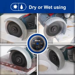 SHDIATOOL Dia75mm Diamond Tile Saw Blade 5Pcs Superthin Cutiing Disc For Ceramic Tile Marble 3Inch Mini Circular Cutter Plate