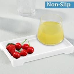 S/M/L Size Multi-Purpose Serving Tray Resin Bathroom Vanity Tray Toilet Tank Storage Kitchen Sink Countertop Organizer Dish