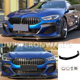 Gloss Black MP Style Front Bumper Lip Spoiler Fit For 2018-2023 BMW 8 Series G14 G15 G16 M850i 840i Front Splitter Body Kit