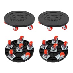 4Pcs Professional Furniture Transport Lifter Tool Set 360° Rotating Stuffs Moving Hand Tools Set Furniture Mover