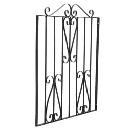 Voltsify Modern Metal Garden Gate Fence Gate Black, 85cm W x 104cm H