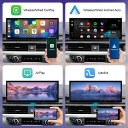 Wireless CarPlay Car Multimedia Screen For Audi A4 A5 2016-2019 Android Auto Support Airplay Camera Radio GPS Car Player