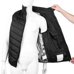 21 Area Heated Vest Thermal Warm Waistcoat Electric Heating Jacket (Black XXL)