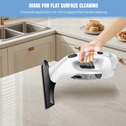 Cordless Window Vac Cleaner & Spray Bottle, Suction Nozzle: 280 Mm For Windows, Tiles, Mirrors & Shower Streak-Free Cleaning