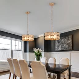 VETRULUS Modern K9 Crystal Pendant Light Nordic Chandelier Bedroom Hanging Lamp Retro Luxury Kitchen Dining Table Plafon Ceiling