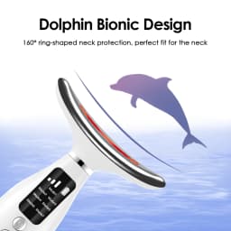Face Neck Beauty Device 7 Modes 3 Levels Vibration Face Lifting Massager LED Phototherapy Skin Tightening Neck Wrinkles Remover