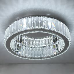 VETRULUS Modern Big Crystal Ceiling Lamp LED Light Circle Chandelier Lustre Indoor Bedroom RC Dimmable Fixtures Living Room