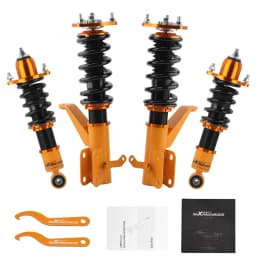 Full Length Adjustable Coilover Shocks Absorber Kit For Honda Civic 2001-2005