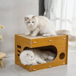 Tieker pet cat house cat scratching board corrugated paper four seasons universal cat bed detachable cat bed