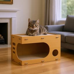Tieker pet cat house cat scratching board corrugated paper four seasons universal cat bed detachable cat bed