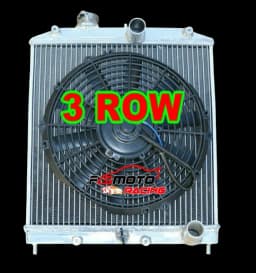 FOR 1992-2000 Honda Civic EG EK B16 B18 Aluminum radiator & fan 1993 1994 1995 1996 1997 1998 1999 2000 92 93 94 95 96 97