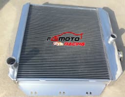 Aluminum radiator + fan For Chevy / GM Pickup Truck Manual MT 1960-1962 60 61 62 1960 1961 1962