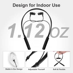 Rechargeable Hearing Amplifier-Anti Lost Convenient Neckband 80hours Working Time Noise Canceling to Aid Conversation TV Watch