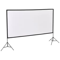 Voltsify 100" 3D 4K HD Outdoor Indoor 16:9 4K Portable Projector Screen with Stand