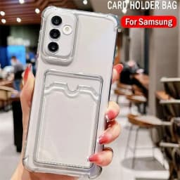 Clear Wallet Case for Samsung Galaxy A56 A55 A36 A26 A16 5G Card Cases Galaxy A54 A35 A25 A15 A34 A24 A14 A53 A33 A23 A52 Cover