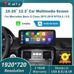 Wireless CarPlay Android Auto Multimedia Linux NTG4.5 NTG5.0 System Screen for Mercedes-Benz G Class W463 2013-2018