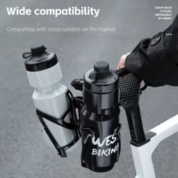 WEST BIKING Bicycle Bottle Cage Extension PC Material Single/Double Kettle Mode Lightweight Bicycle Bottle Holder MTB Road Bike
