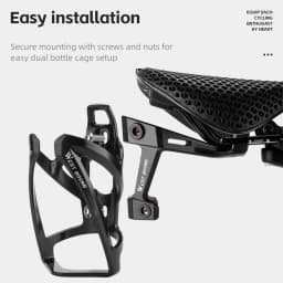 WEST BIKING Bicycle Bottle Cage Extension PC Material Single/Double Kettle Mode Lightweight Bicycle Bottle Holder MTB Road Bike