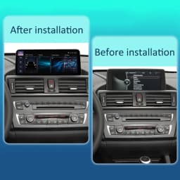 BONROAD 10.25 inch Wireless CarPlay Android Auto Airplay Autolink Mirroring Linux Audio Car Radio With Youtube For BMW 1 Series F20 F22 F23 3 Series F30 F31 F32 F33 F34 F36 GPS Navigation Multimedia Car Stereo Display Touch Screen